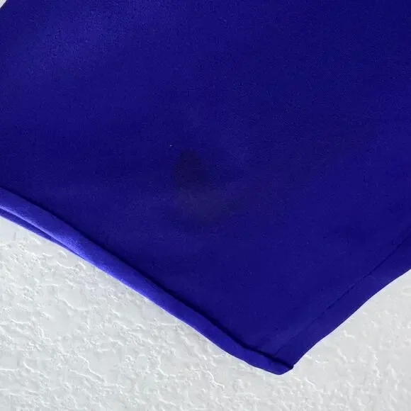 Tom And Linda Platt Womens Midi Dress Size L VTG Wedding Guest MOB Bold Purple - Picture 7 of 8